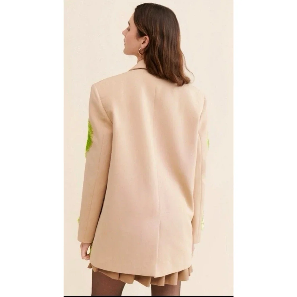 Anthropolgie X Dhruv Kapoor Oversized Sequin Blazer‎ XS